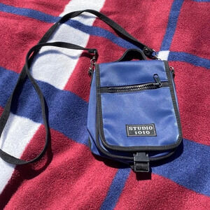 Studio 1010 blue crossbody bag